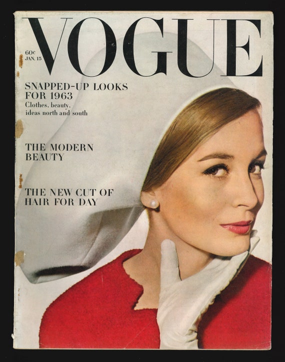 Vogue US Jan 15 1963 Original Vintage Fashion Magazine - Etsy