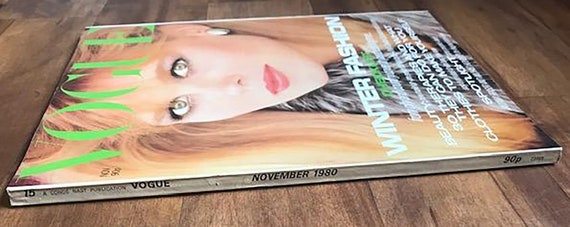 ヴォーグ UK 1980年11月号 イギリスオリジナルヴィンテージ