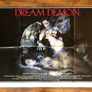 Dream Demon, 1988 UK Quad Movie Poster HORROR