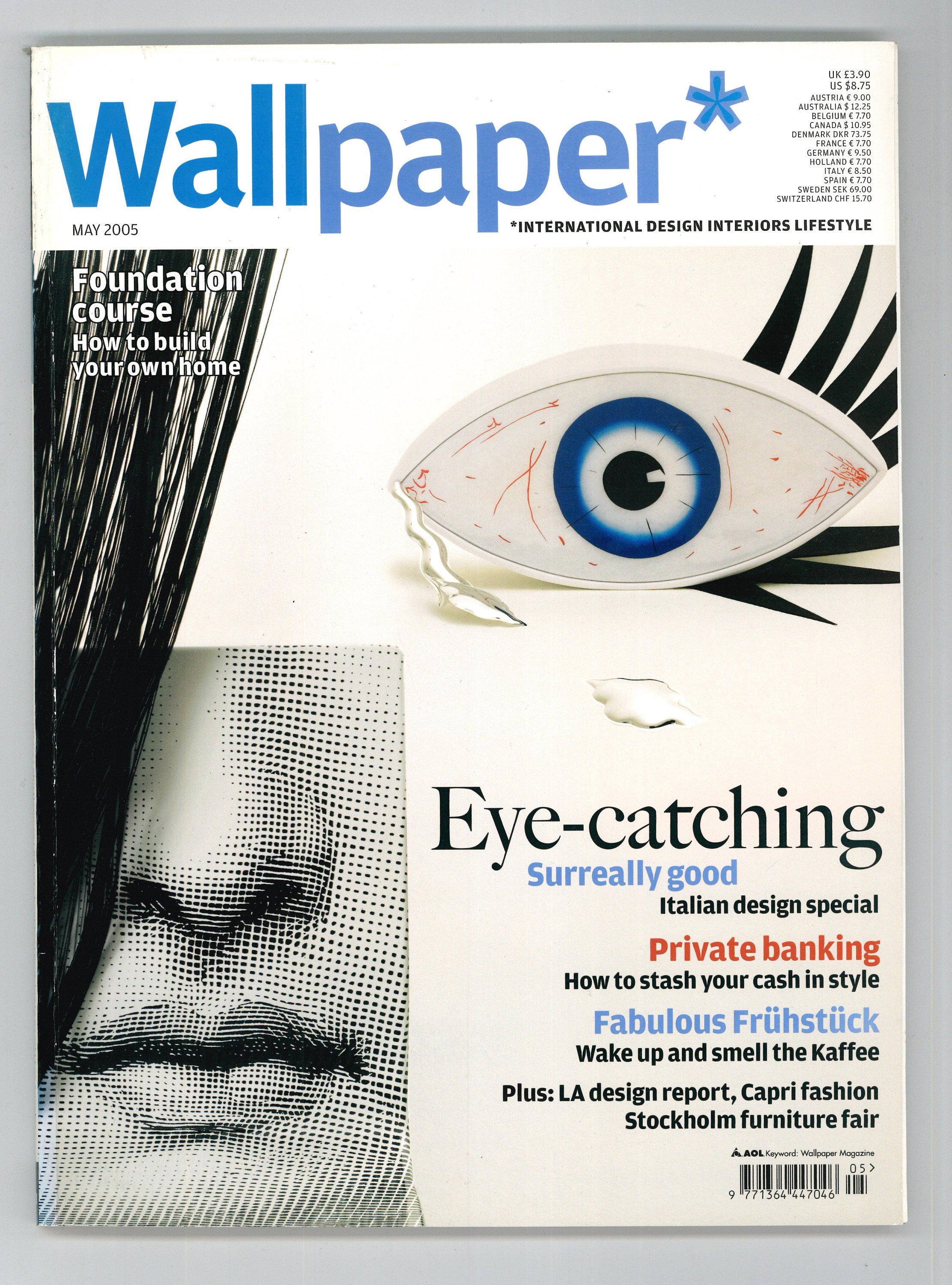 Wallpaper March April May July / Aug 2005 International Design Interiors  Lifestyle Magazine - Etsy Finland, image size:2223x3000