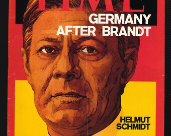 TIJD 20 mei 1974 Vintage Magazine Duitsland na Brandt Helmut Schmidt 50e