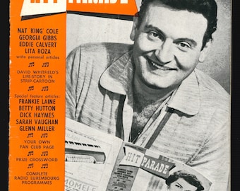 Hit Parade Vol 1 No5 ottobre 1954 Rivista originale Rock n Roll Frankie Laine