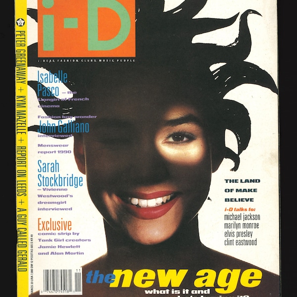 i-D #75 11/1989 Fantasy Issue Judith Evans Isabelle Pasco SARAH STOCKBRIDGE