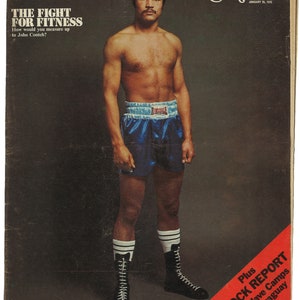 Sunday  Times Supplement Jan 26  1975 Original Vintage News Magazine Gift Birthday Present the fight for fitness by James Cotier