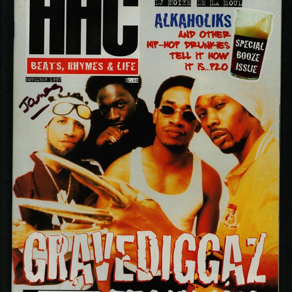 Hip Hop Connection no 105 Nov 1997 Music Entertainment Magazine Gravediggaz Death Jam