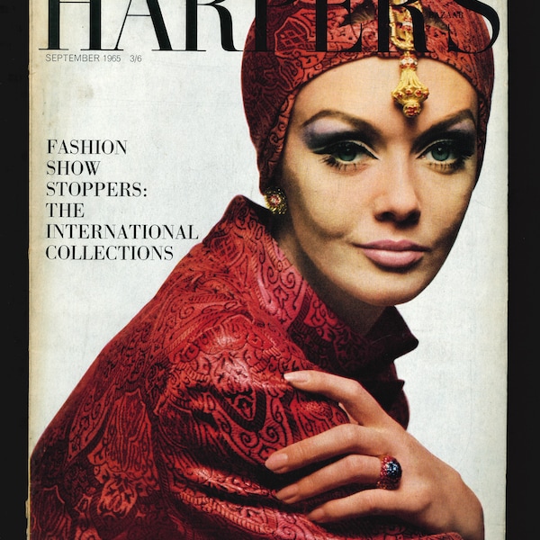 Harper's Bazaar UK Sept 1965 Ina Balke Jeanloup Sieff Jean Shrimpton AVEDON Collections Guy Bourdin