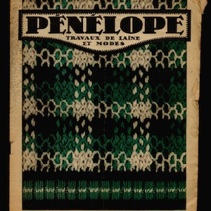 Penelope Wool Work no 70 March 15 1932 Feminine Original Vintage Fashion Magazine