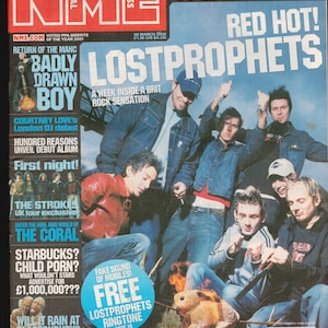 NME March 30 2002 Original Music Reading Magazine 20th Birthday Gif Present LostProphets