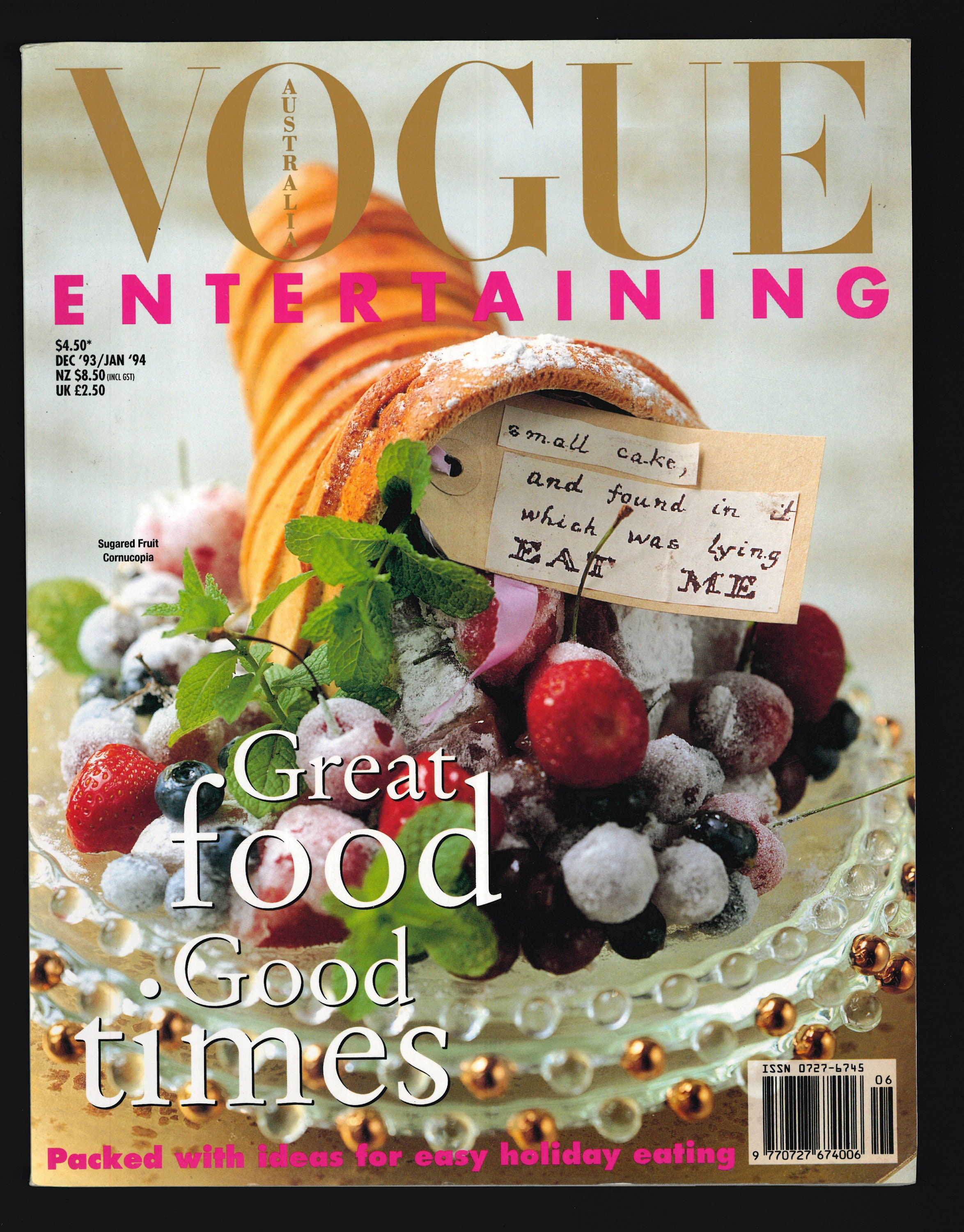 VOGUE Australia 1994年3月号 ヴィンテージ雑誌 Vogue Australia 1994 - Etsy