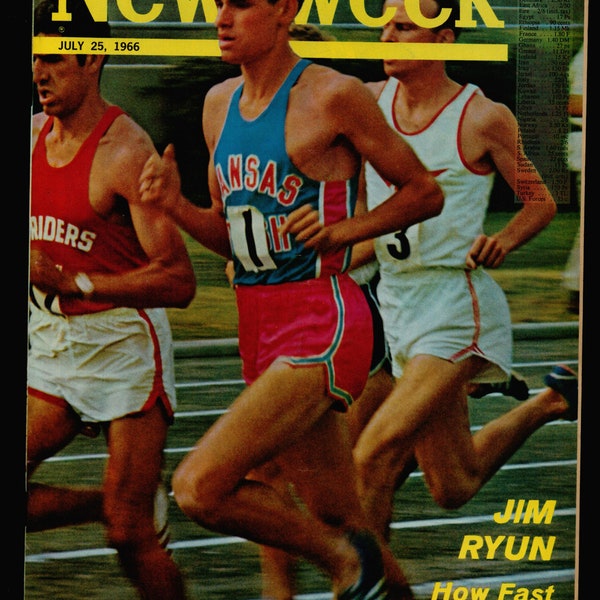 Newsweek July 25 1966  Jim Ryun How Fast the Miles?