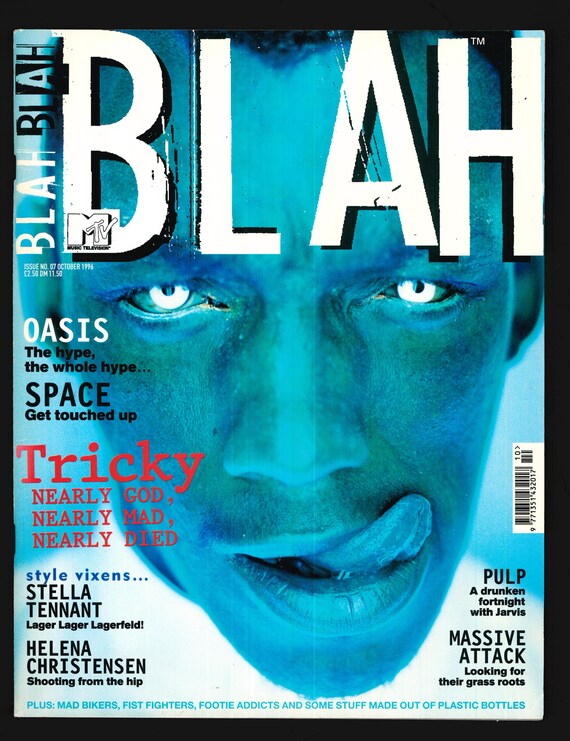 MTV Blah Blah Blah Issue No 7 Oct 1996 Music and Style Magazine