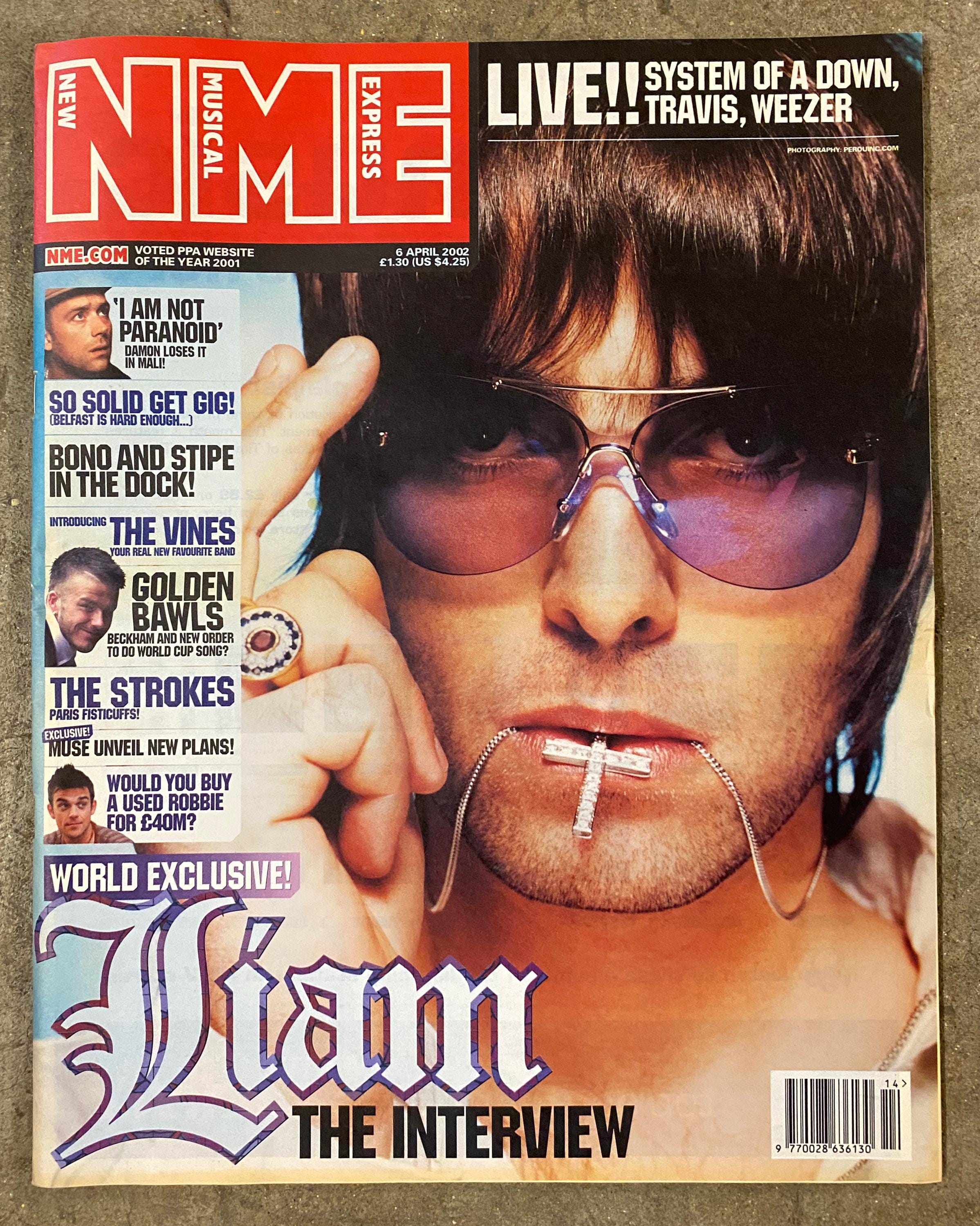 Oasis NME 2002 - 2003 Back Issues Liam Gallagher Noel