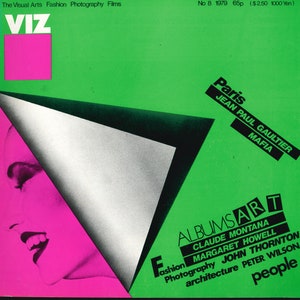 VIZ Magazine No 8 1979 The Visual Arts, Fashion, Photography, Films , Jean Paul Gaultier