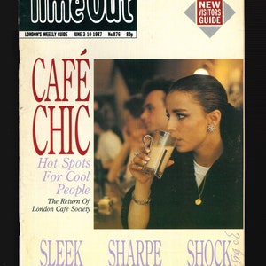 Czasopismo „Time Out” czerwiec lipiec sierpień 1987, oryginalny magazyn vintage