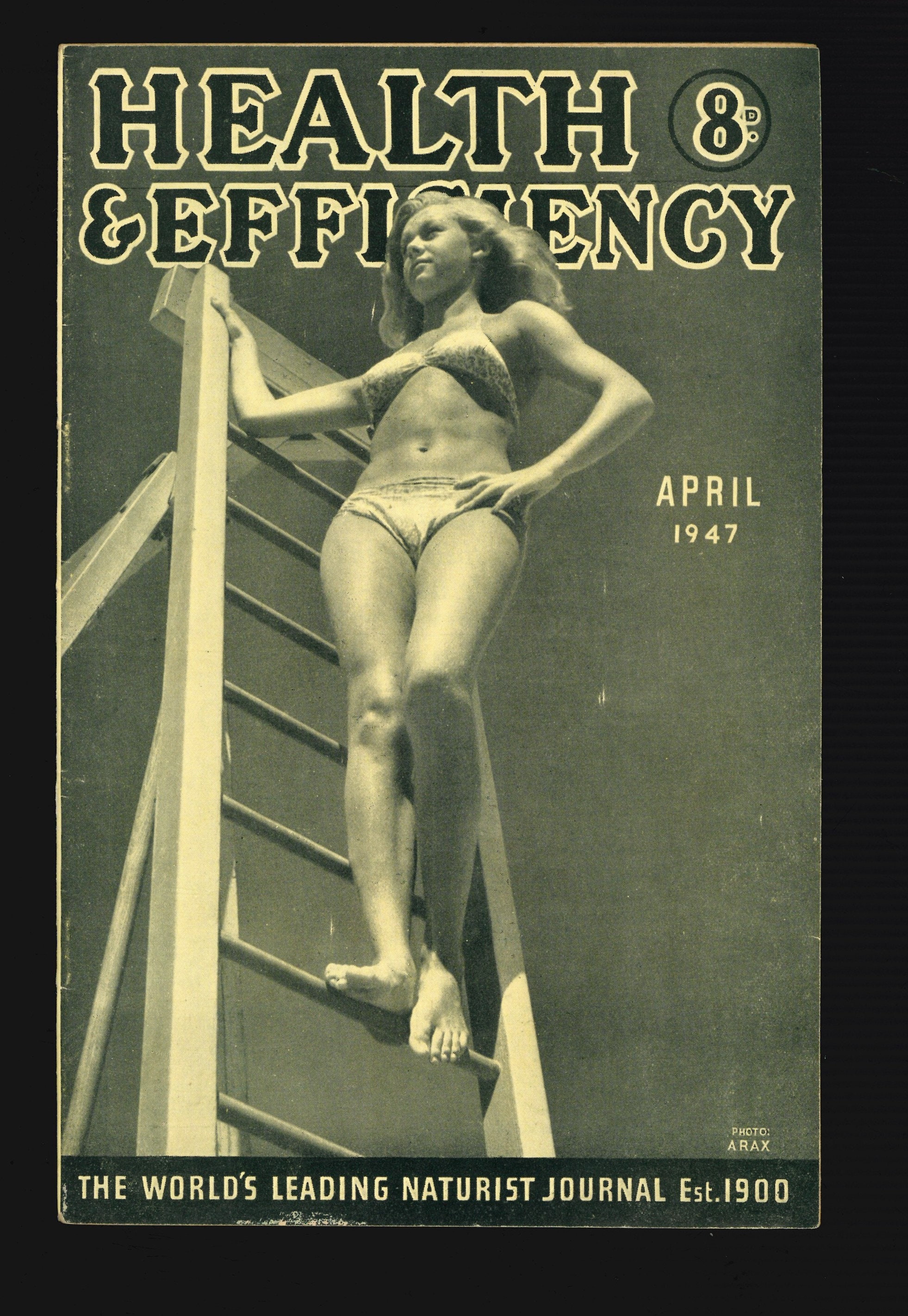 jung  und  frei  nudism Health and Efficiency April 1947 Sunbathing and Health Magazine Small  Format - Etsy