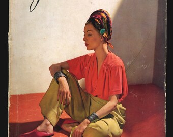 Vogue US April 15 1939  Original Vintage Fashion Magazine cover by Horst P Horst