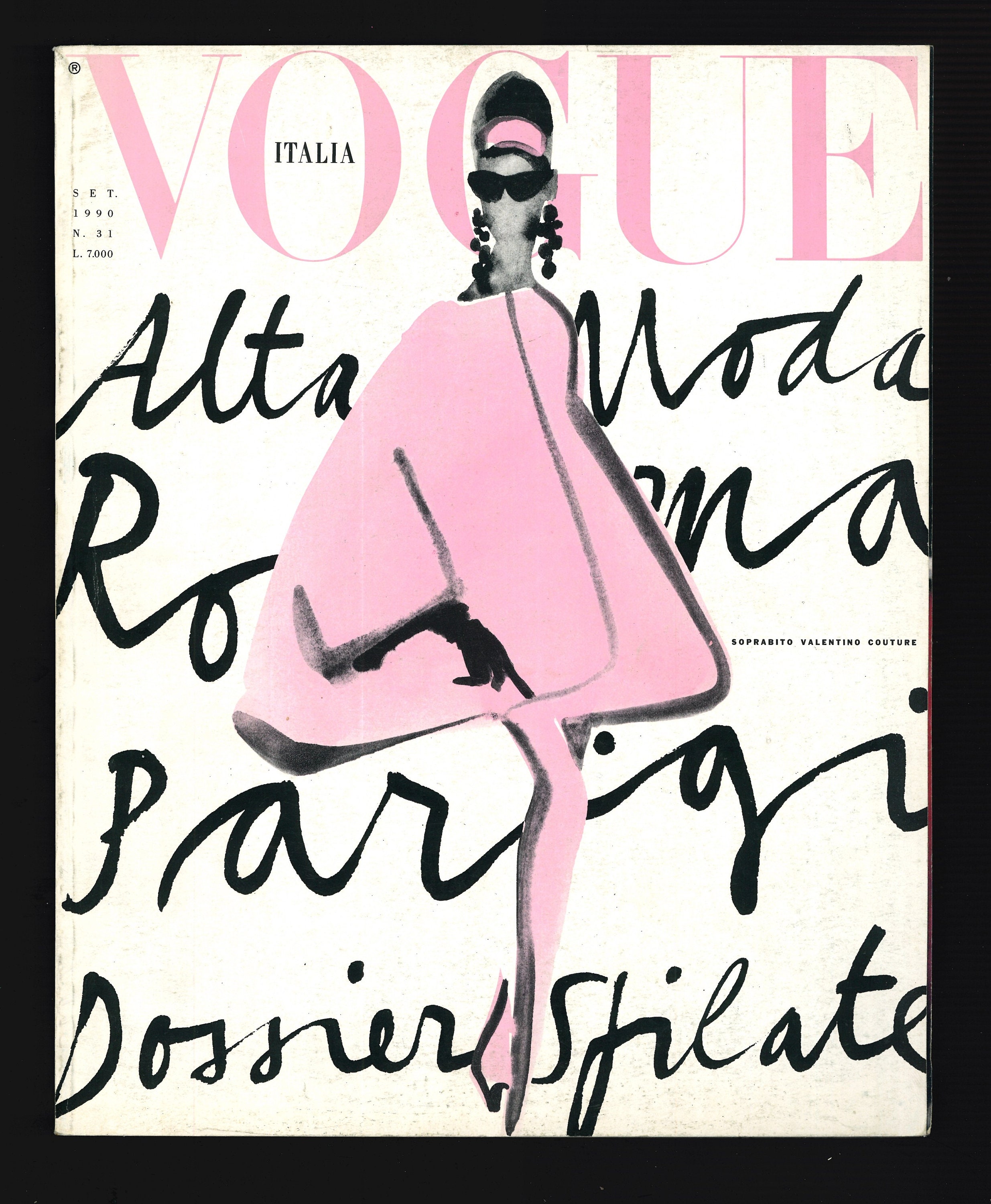 Vogue Italia 1990 - Etsy