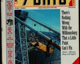 7 Days Magazine May 18 1988 vol 1 no 8 New York  The Williamsburgh