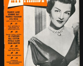 Hit Parade Vol 1 nr. 4 september 1954 Origineel tijdschrift Rock n Roll Jo Stafford