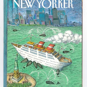 New Yorker Full Magazine 9. April 1990 New York City Cruise von John O'Brien