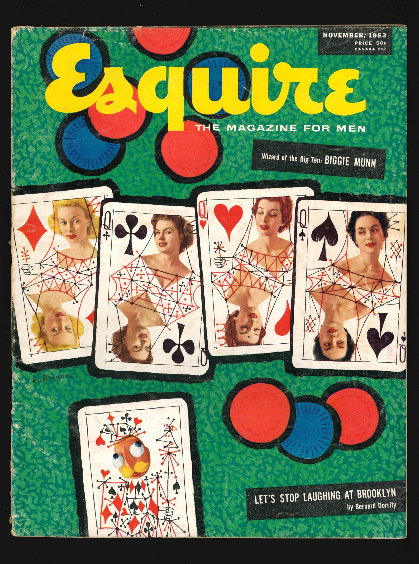 Vintage ESQUIRE Magazine November 1953 Carol Toby Lili Palmer REX ...