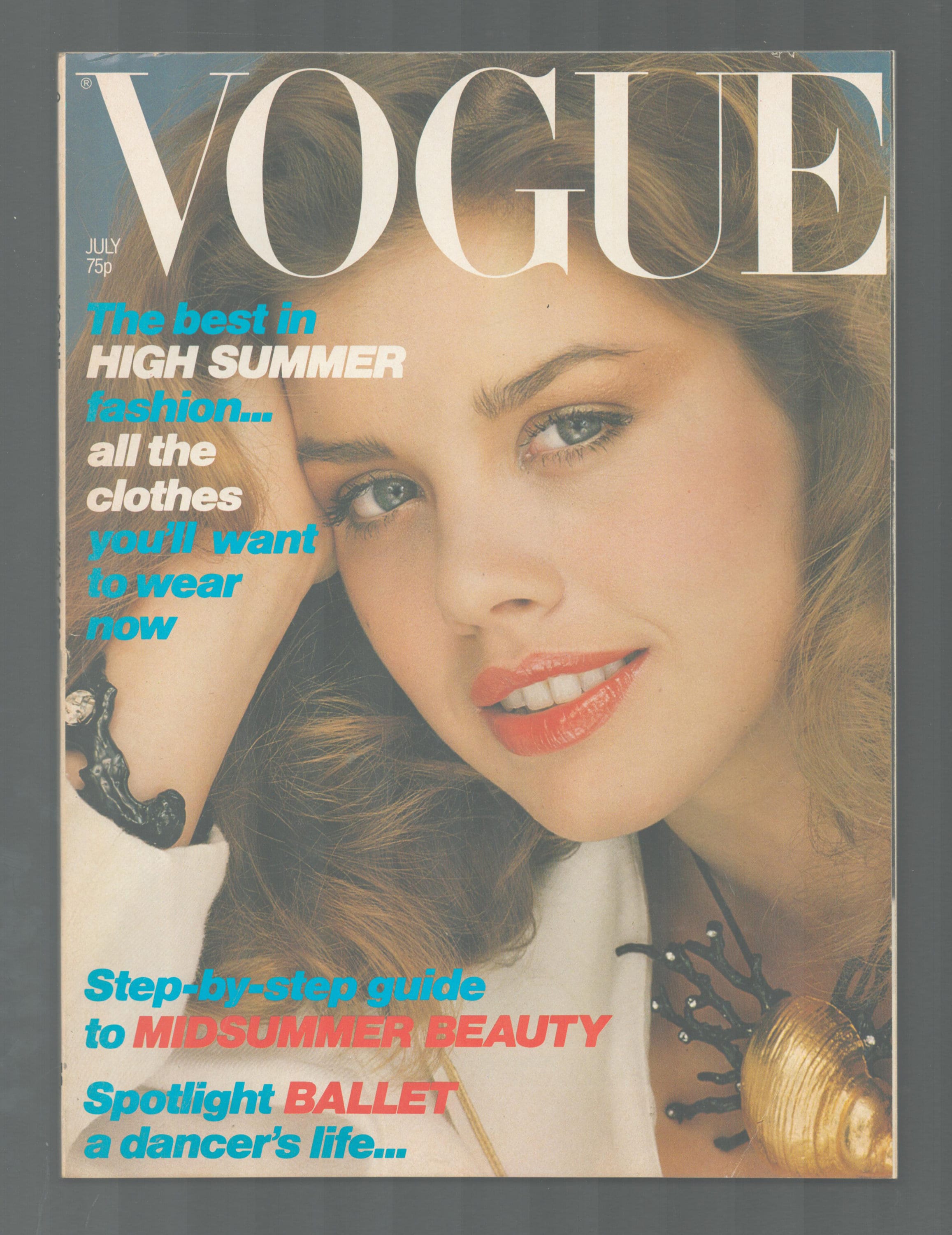 メール便に限り送料無料!! Jerry Hall 1975年 ヴォーグ ファッション