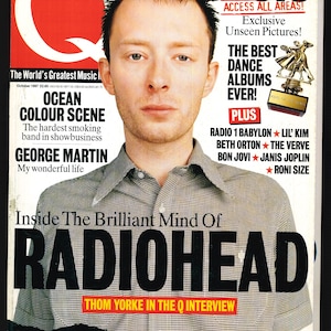 Q Magazine Oct 1997 George Martin Radiohead Oasis