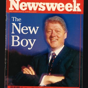 Magazyn Newsweek, 25 stycznia 1993 r. Czas na show Bill Clinton