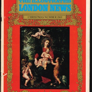 Illustrated London News Christmas 1969  Original Vintage Magazine