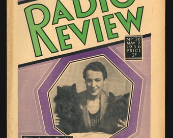 Radio Review No 26 May 2 1936 Original Magazine