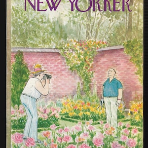 New Yorker  July 21 1980 Smile by Charles Saxon Vintage Magazine Cover only