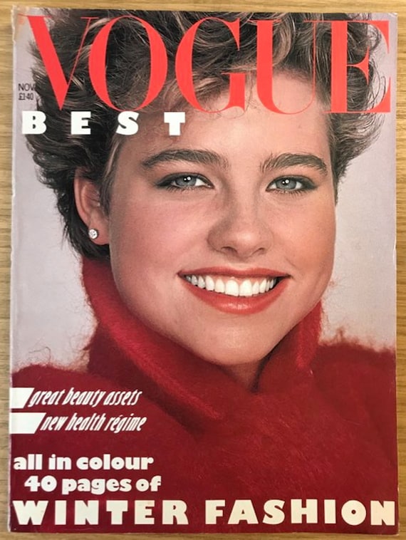 Vogue UK November 1982 British Original Vintage Fashion Magazine