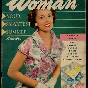 Woman May 7 1955 Original British Vintage Worlds Greatest Weekly Women Magazine