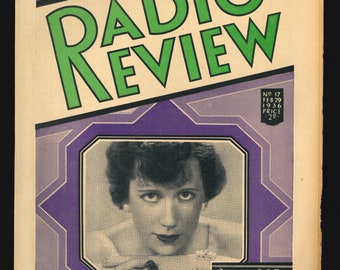 Radio Review No 17 Feb 29 1936 Original Magazine