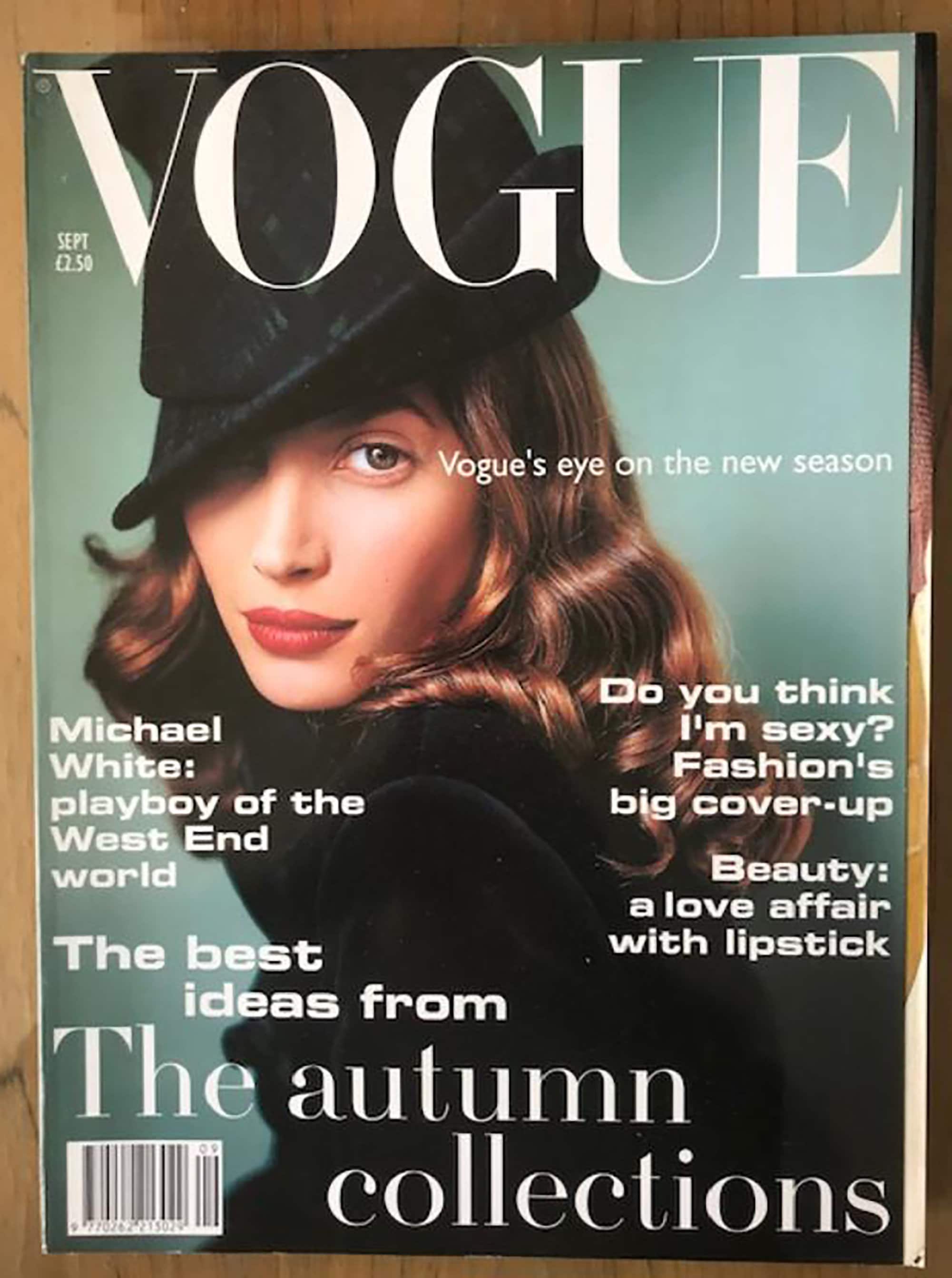 Vogue UK Sept 1993 Birthday Gift Present Original British Etsy
