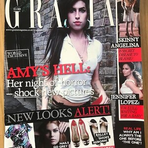 Grazia UK Sept 3 2007 Issue 131 British Original Weekly Women's Magazine Amy Winehouse cover