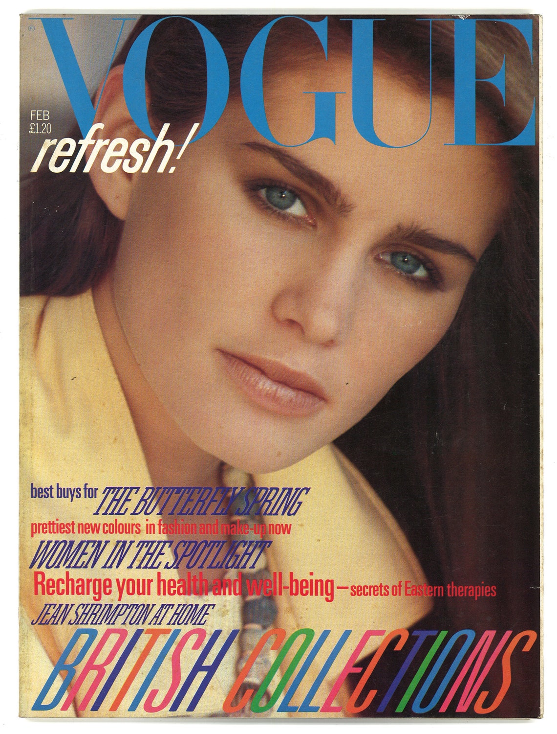 Vogue UK February 1982 British Original Vintage Magazine Gift - Etsy