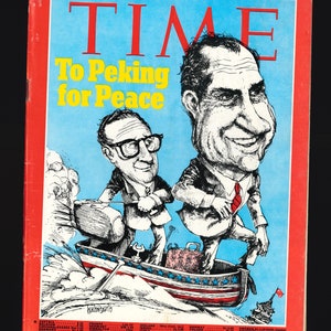 Time Magazine July 26, 1971 Peking for Peace Richard Nixon Henry Kissinger