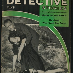 Official Detective Stories Original Rare Magazine June 1939 True Crime Stories