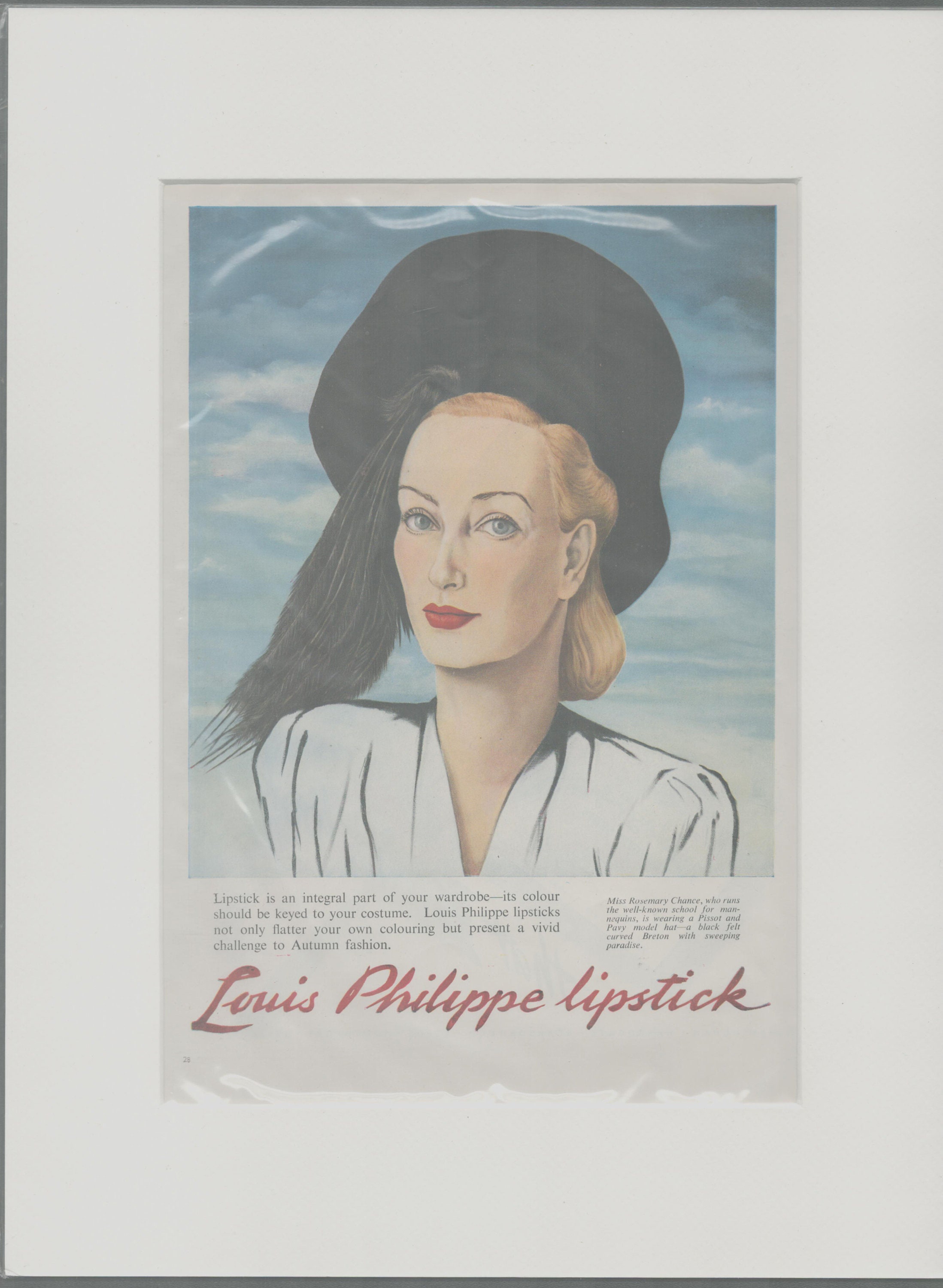 Louis Philippe Lipstick Original Tear Sheet Ideal for Framing