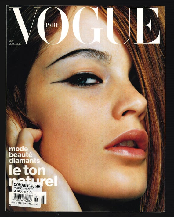 Vogue Paris No 818 Jun-jul 2001 Foreign Original Fashion
