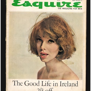 Esquire April 1963 Original Vintage Magazine The Good Life in Ireland