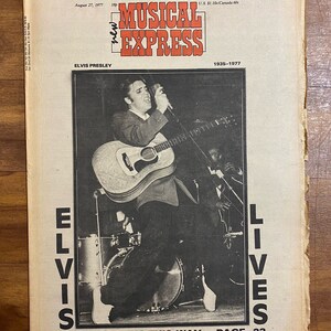 NME Aug 27 1977 Elvis Presley