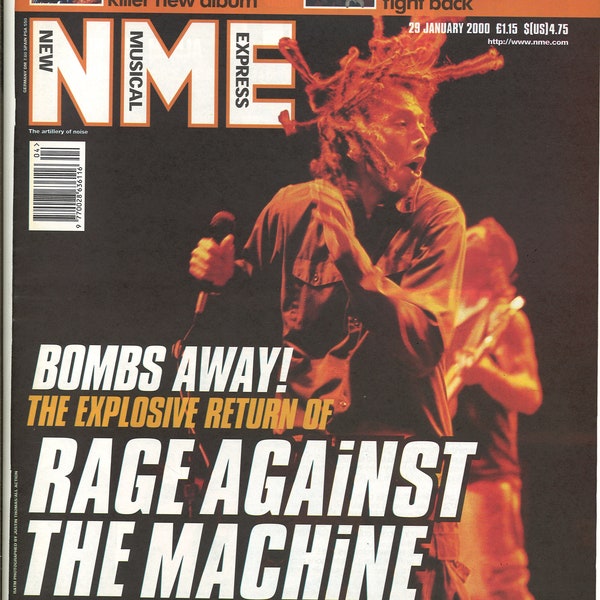 NME UK Jan 29  2000 Original Music Reading Magazine  21st Birthday Gift Present Rage Against The Machine RATM Beta Band, Primal Scream