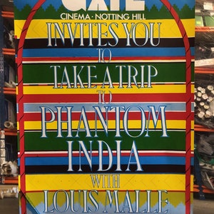 Phantom India, 1969 Double Crown Movie Poster