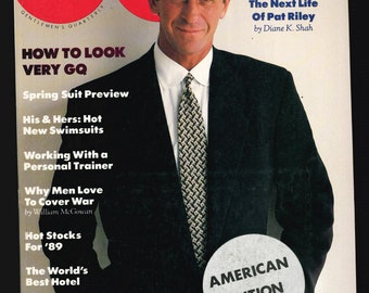 GQ US 1989 Kwartalnik dla panów Oryginalny magazyn vintage