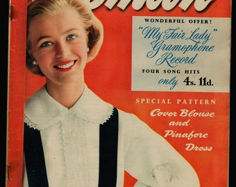 Frau 10. Mai 1958 Original British Vintage Weekly Women Magazine