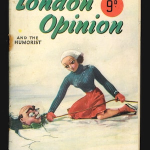 London Opinion and the Humorist  Jan-Oct 1947 Vintage Original Men Magazine Scarce