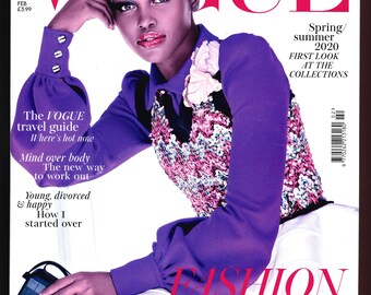 Vogue UK 2019 2020 2021 Original Fashion Magazine - Etsy