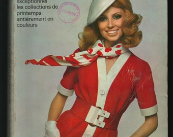 L'Officiel No 551-552 March 1968 Paris French France Original Vintage Fashion Magazine Special Collections